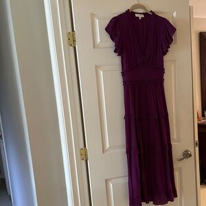 Pinch Deep Purple Midi Dress